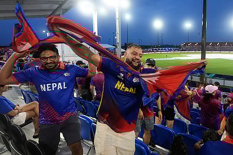 Nepal cricket supporters
